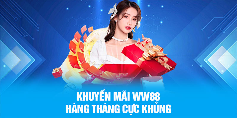 Khuyến mãi WW88 hàng tháng cực khủng