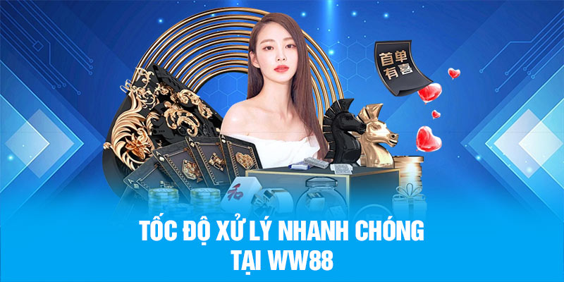 Tốc độ xử lý nhanh chóng tại WW88